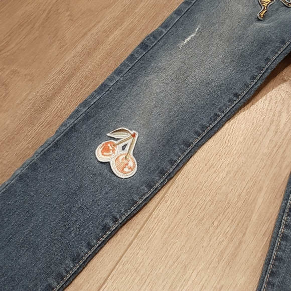 Route 66 Skinny Patch Jeans Size 7 - Picture 4 of 7